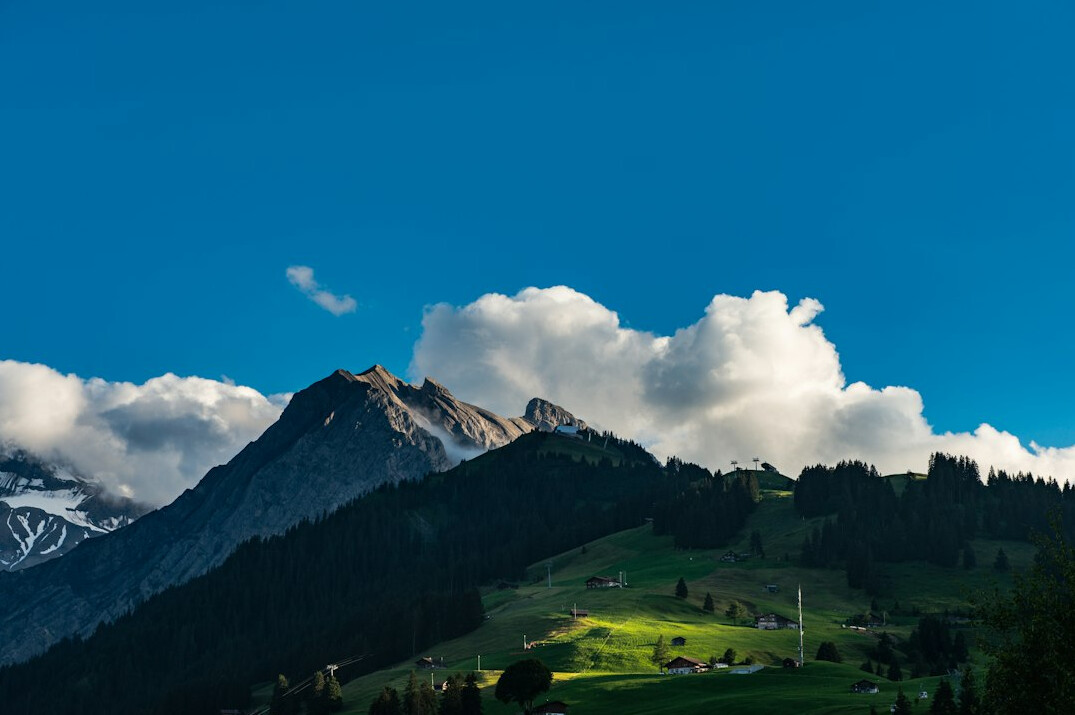 swiss mountains landscape